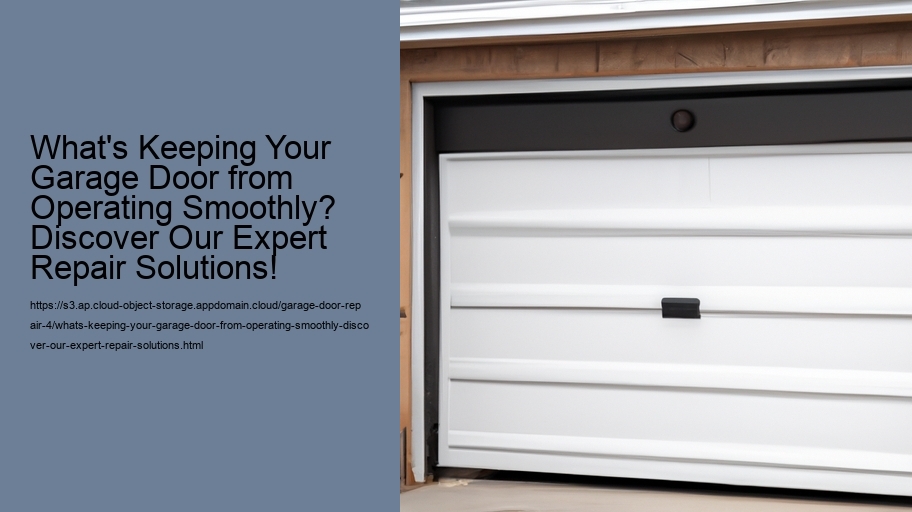 What's Keeping Your Garage Door from Operating Smoothly? Discover Our Expert Repair Solutions!